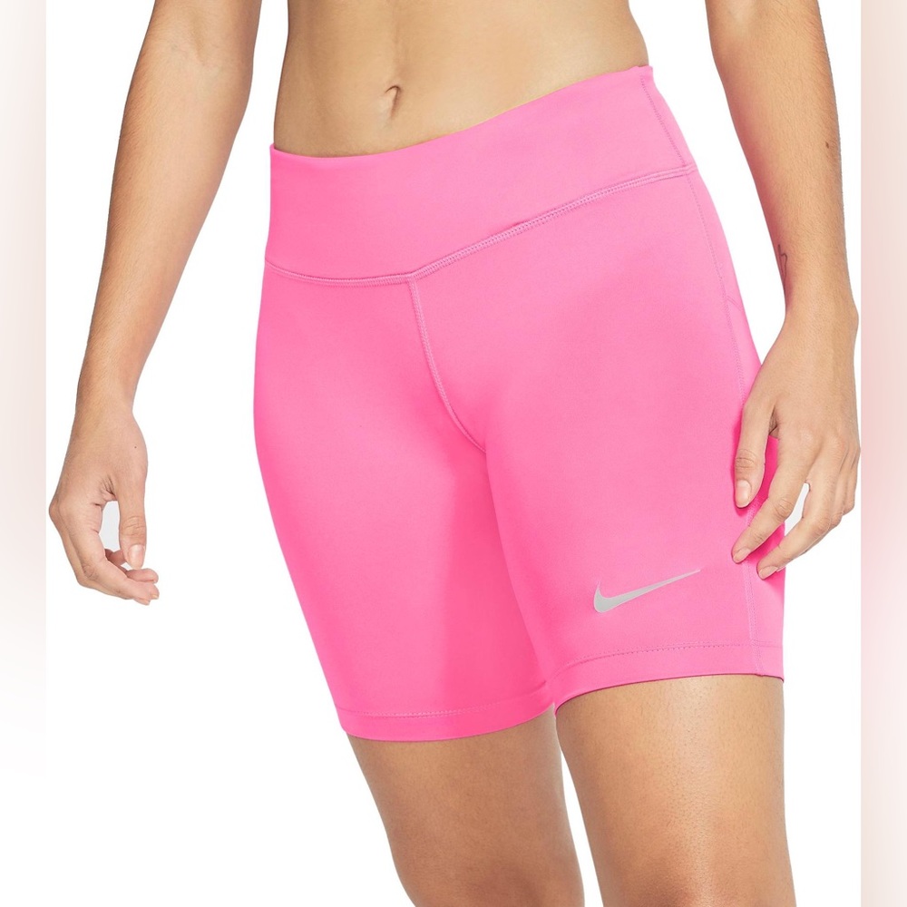 Nike Tight Running Dri Fit Shorts Pink